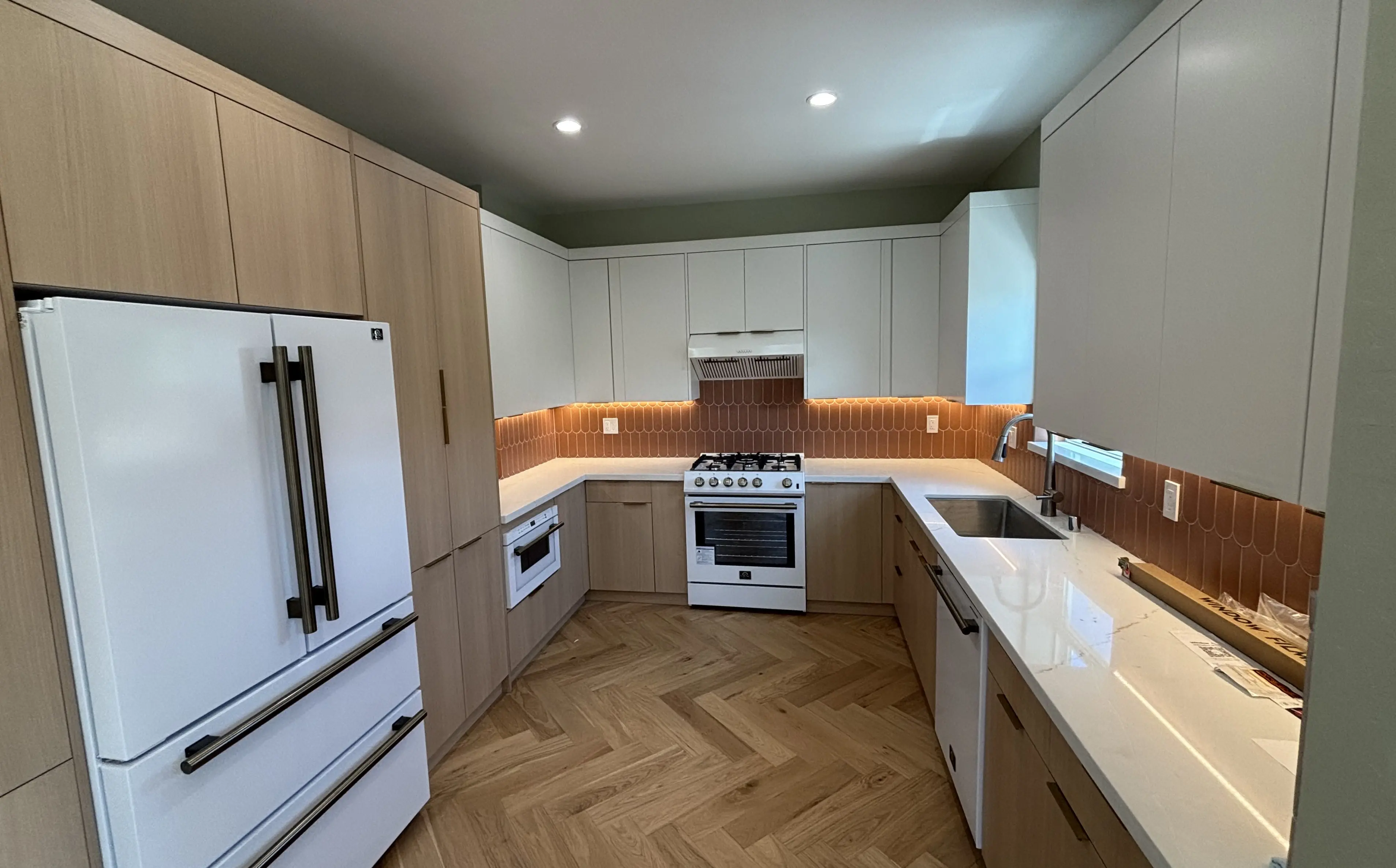 Kitchen remodel and roof replacement by Peninsula Construction in Watsonville CA